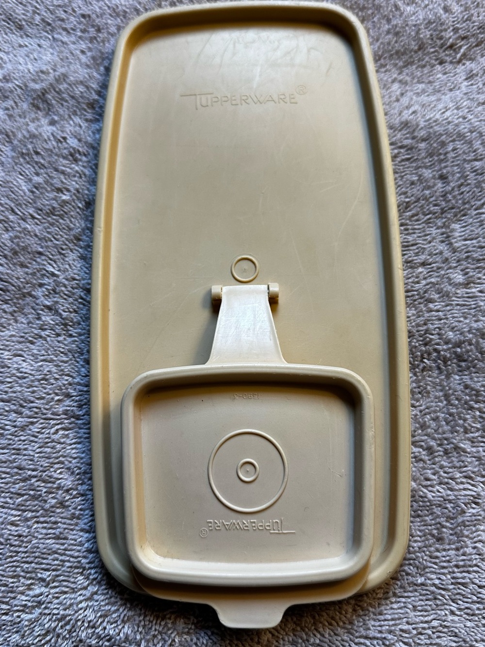 VTG Tupperware Cereal Keeper Replacement Flip Top Lid 1589-6/1590-3